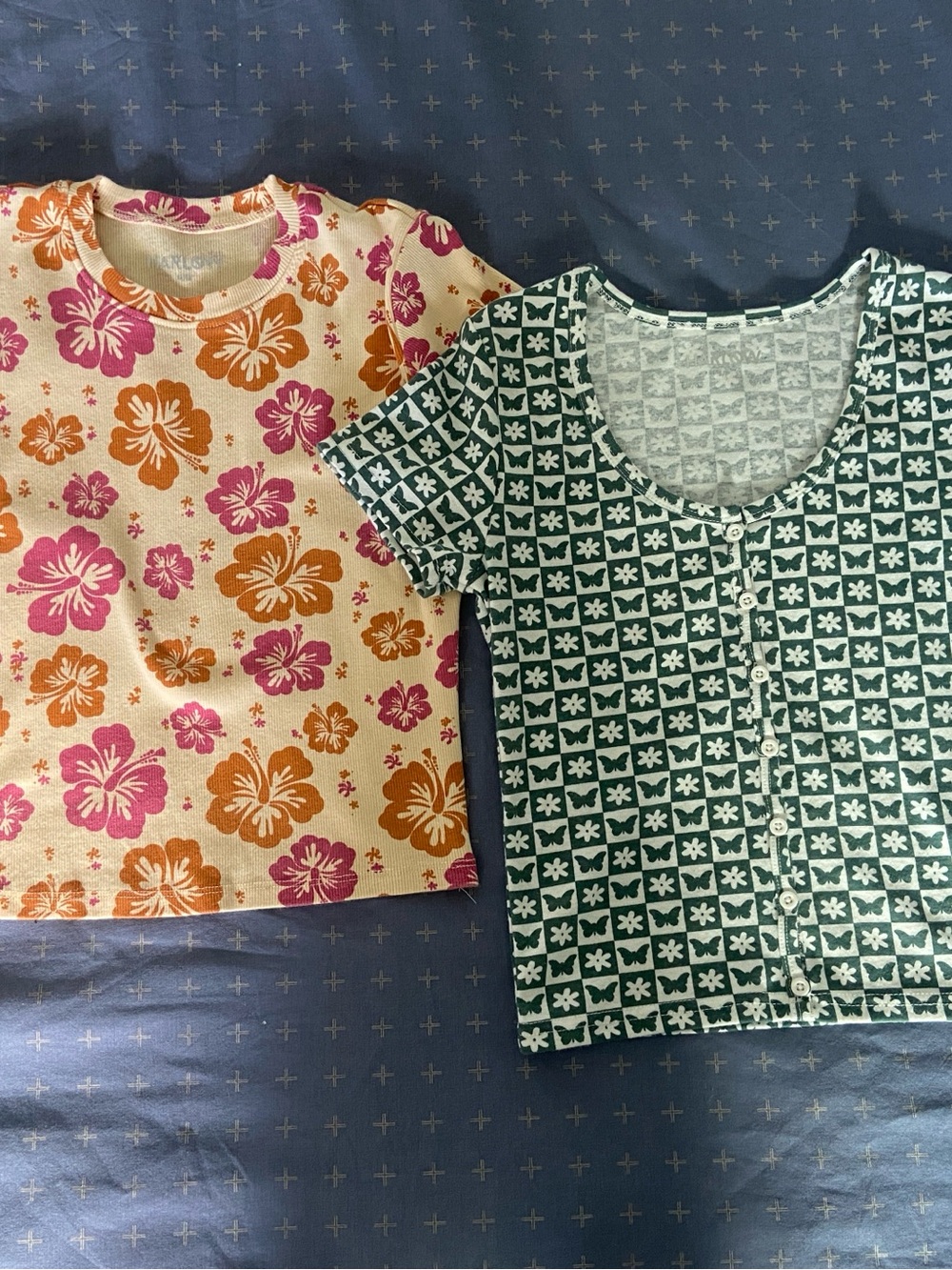 Harlow Two Top Bundle - Butterfly and Flower Tops